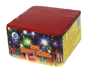 Bateria Happy Panda 36 efeitos 16mm multicolores
