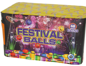 Bateria Festival Balls 48 Disparos 20mm