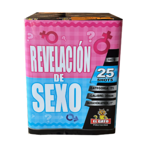 Bateria 25 Disparos Fumo Azul