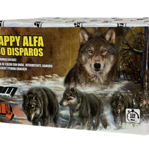 Bateria Happy Alfa 100 efeitos 16mm multicolores